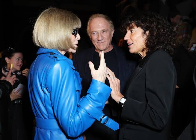 Francesca Bellettini in conversation at an industry gathering